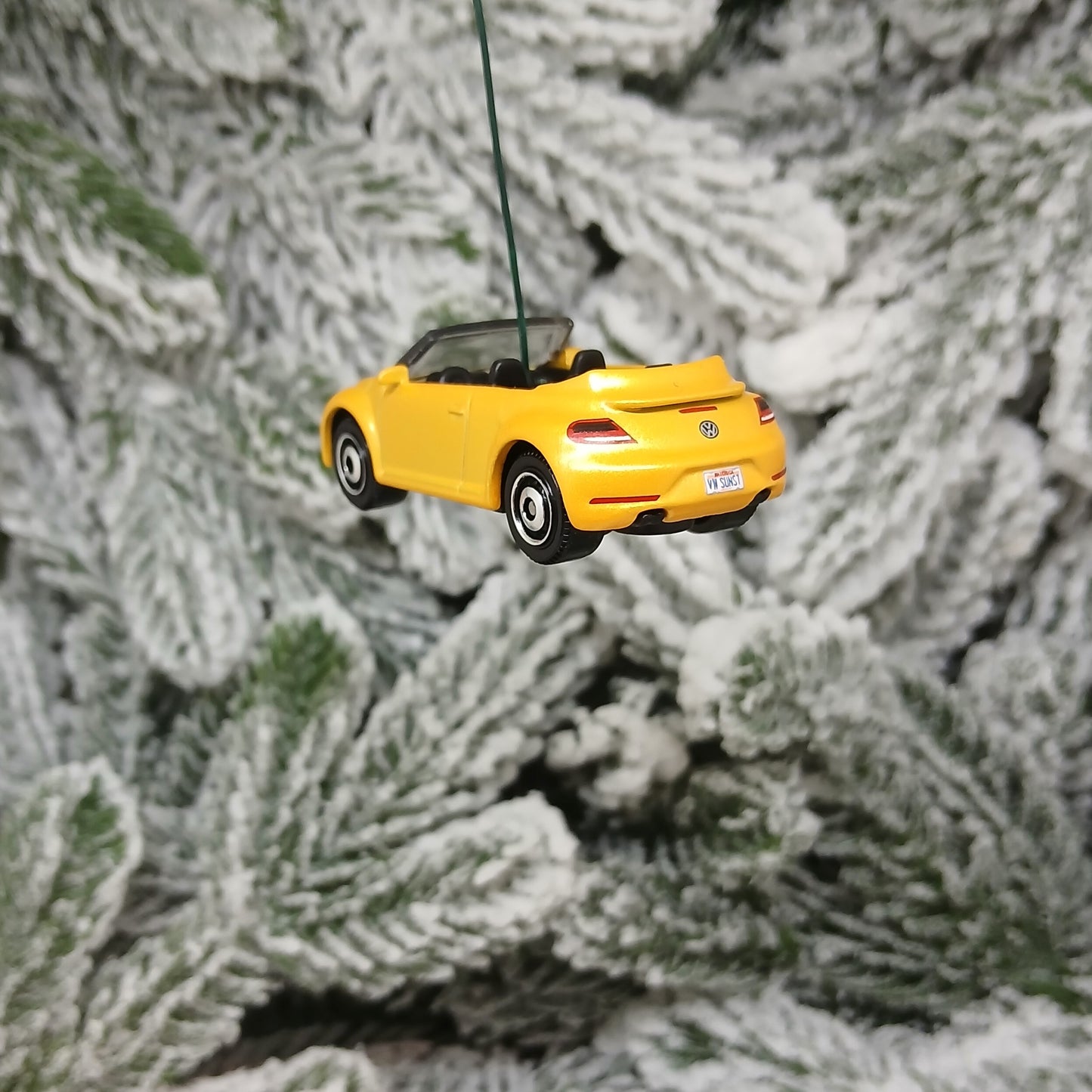 VW Beetle Convertible Ornament Christmas Gift Idea Volkswagen Licensed Blue Red Pink Yellow Orange White