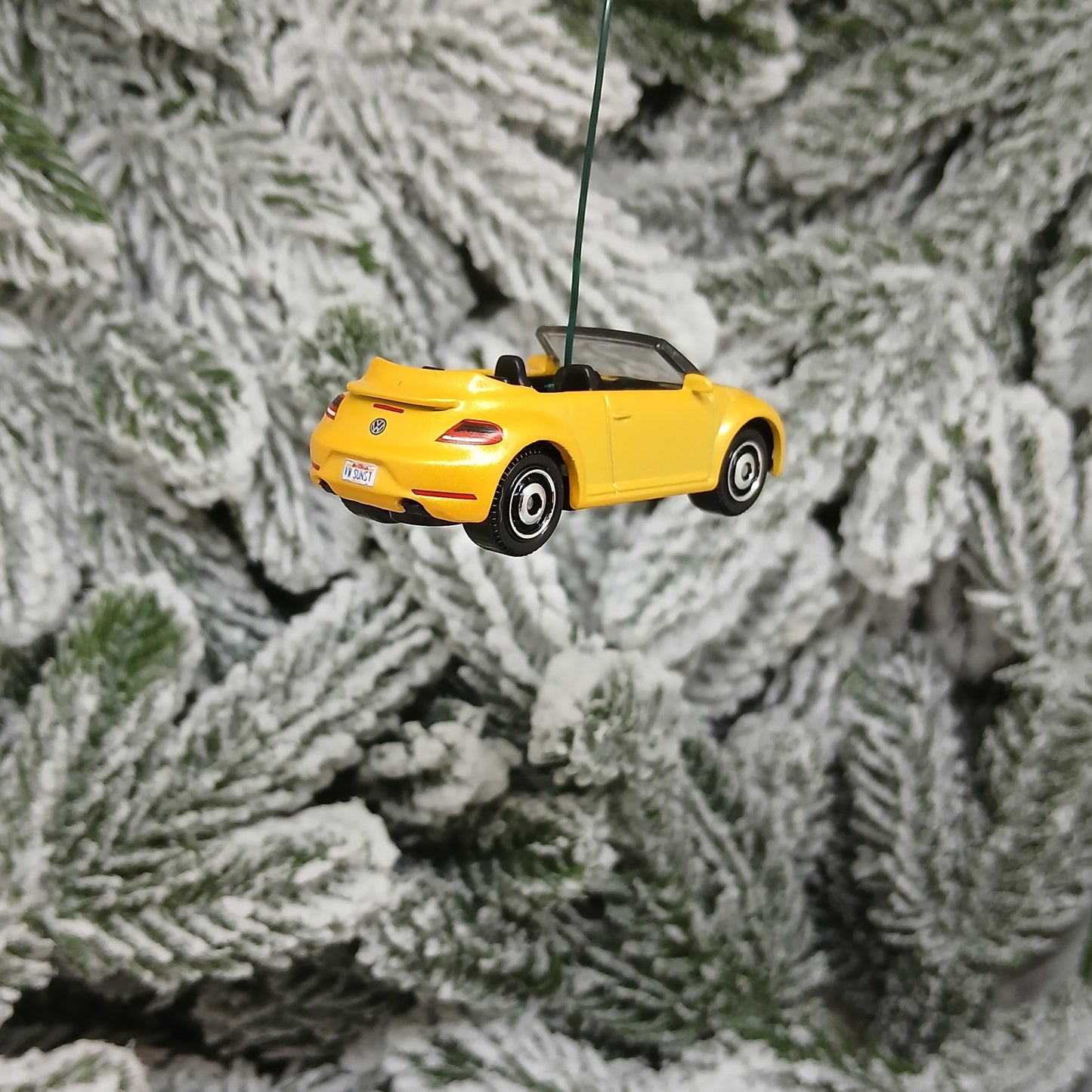 VW Beetle Convertible Ornament Christmas Gift Idea Volkswagen Licensed Blue Red Pink Yellow Orange White