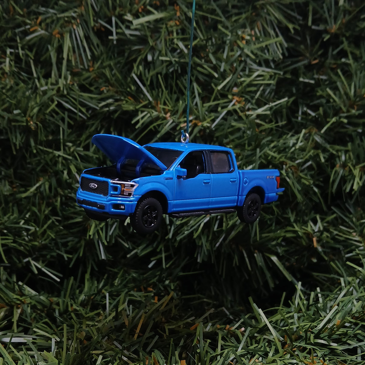 Ford F-150 Ornament 2015-2020 Christmas Gift Idea F150 Truck Unique Xmas Decoration Velocity Blue