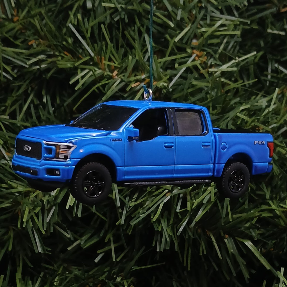 Ford F-150 Ornament 2015-2020 Christmas Gift Idea F150 Truck Unique Xmas Decoration Velocity Blue