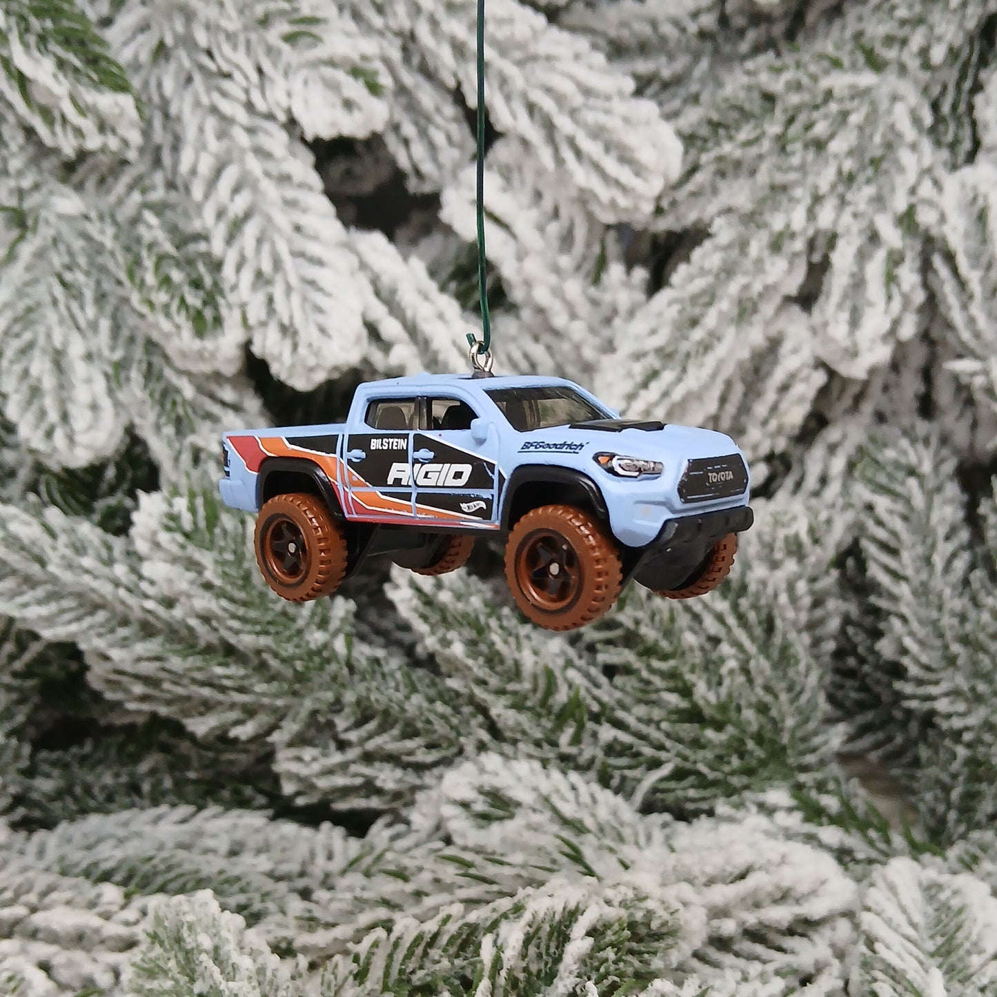 TOYOTA TACOMA Ornament 2020 Christmas Tree Decoration Gift Idea Pickup Truck Blue