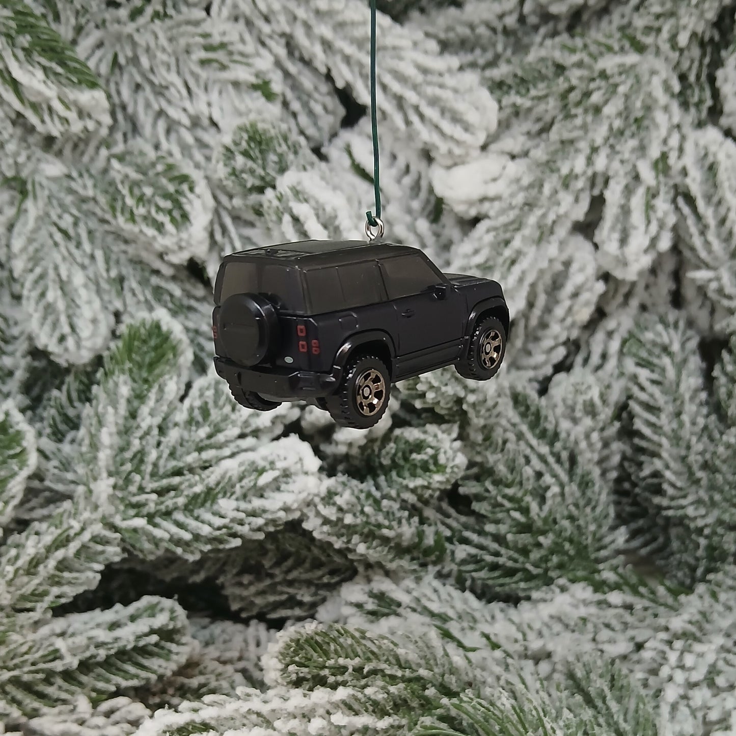Land Rover 2020 Defender Ornament Christmas Tree Decoration Unique Gift Idea Red Brown Flat Black