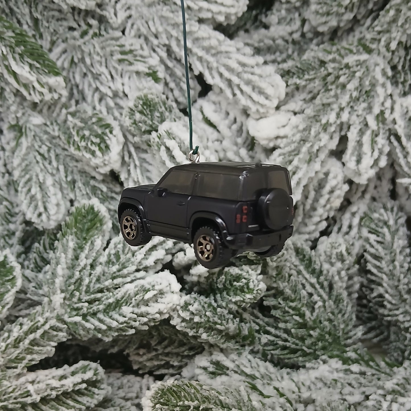 Land Rover 2020 Defender Ornament Christmas Tree Decoration Unique Gift Idea Red Brown Flat Black