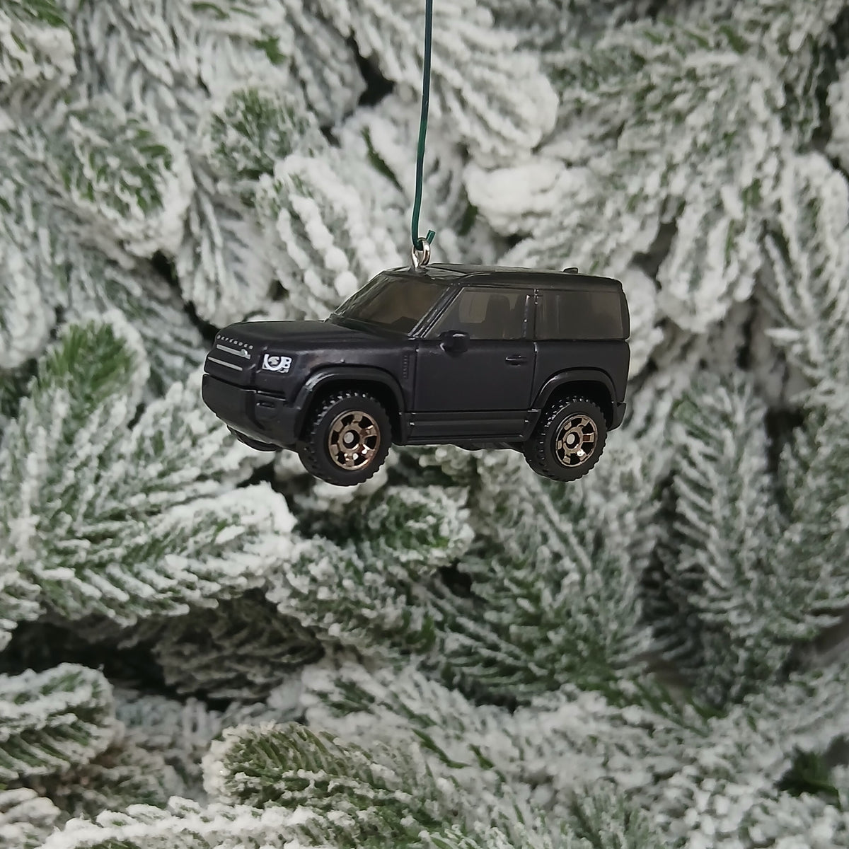 Land Rover 2020 Defender Ornament Christmas Tree Decoration Unique Gift Idea Red Brown Flat Black