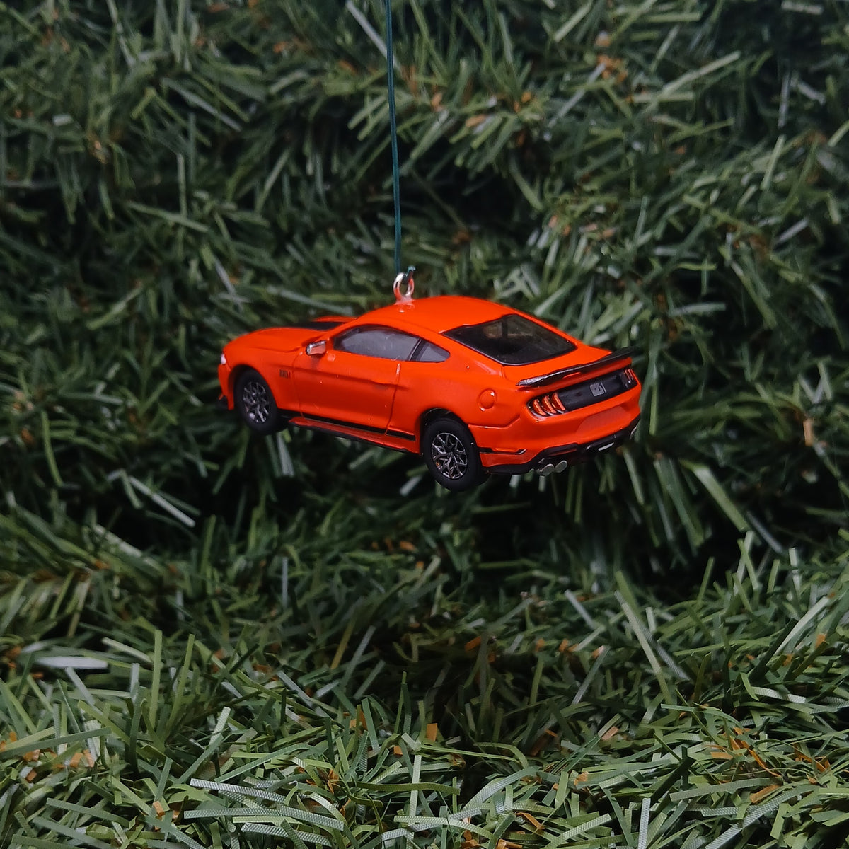 Ford Mustang Ornament 2021 Mach 1 Christmas Gift Xmas Tree Decoration Red Great Detail
