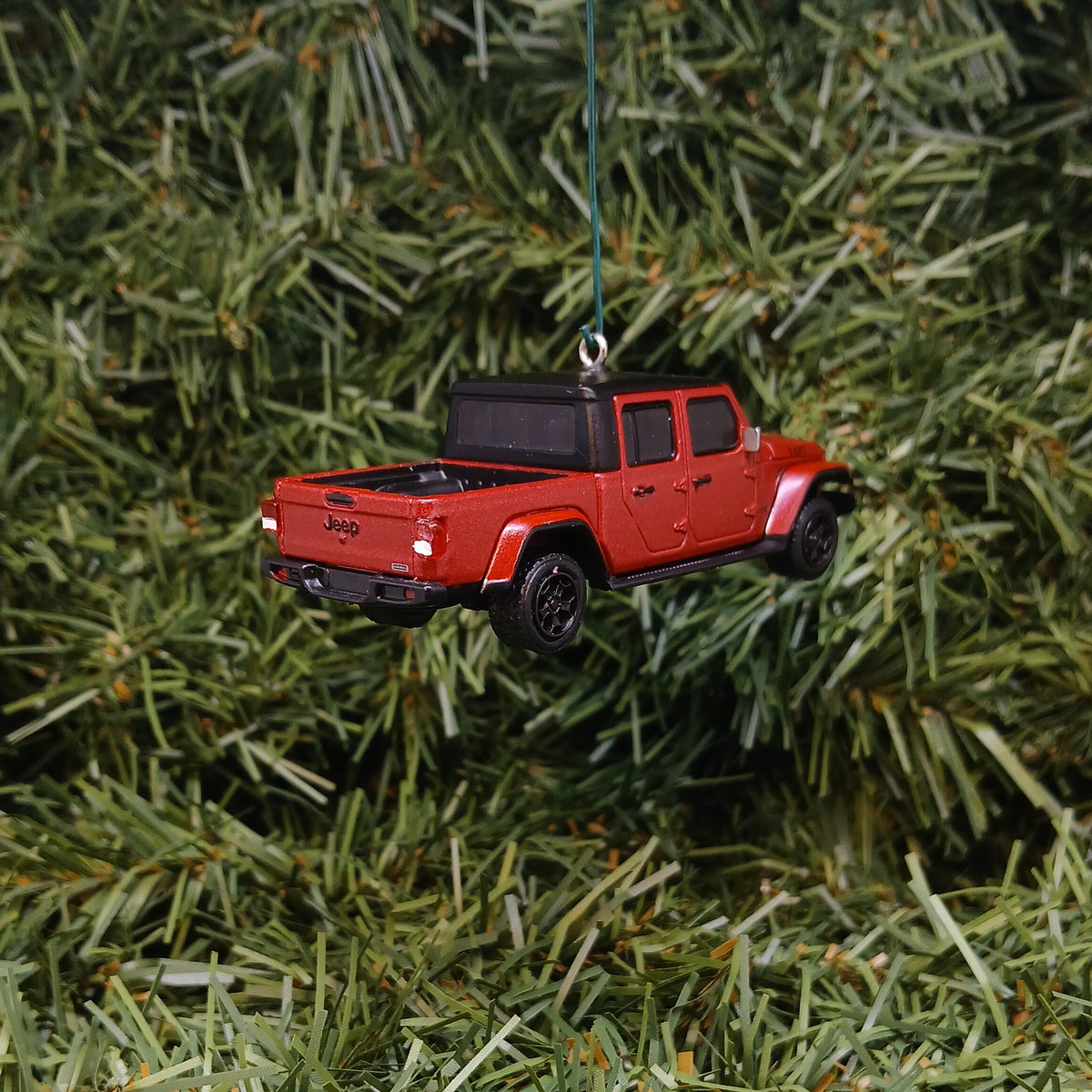 JEEP GLADIATOR Ornament Christmas Gift Idea Xmas Decoration 4x4 SUV 2020-2026 Dark Red