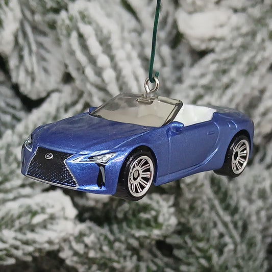LEXUS LC 500 Ornament Christmas Gift Xmas Tree Decoration Convertible V8 2021-2026 Blue Red