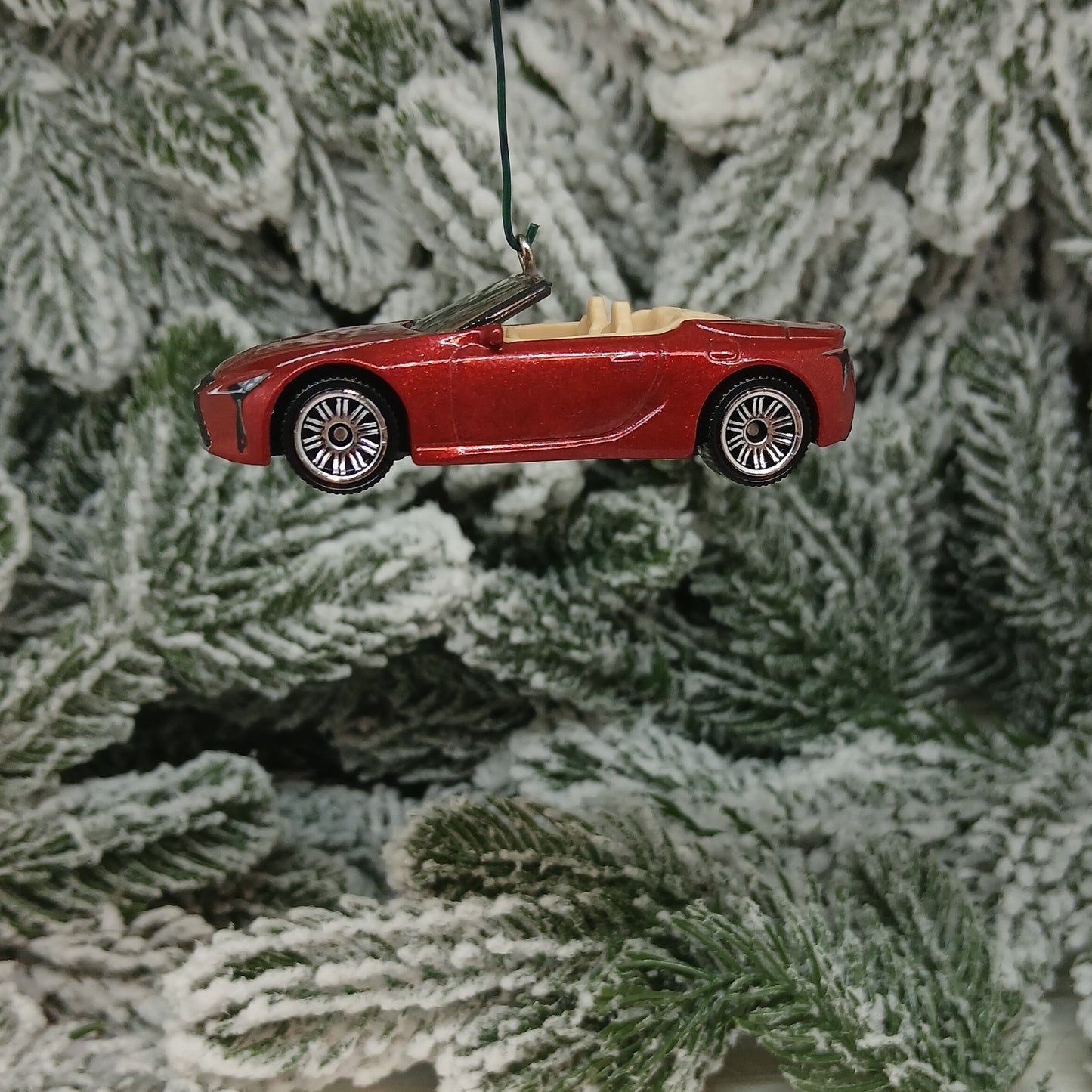 LEXUS LC 500 Ornament Christmas Gift Xmas Tree Decoration Convertible V8 2021-2026 Blue Red