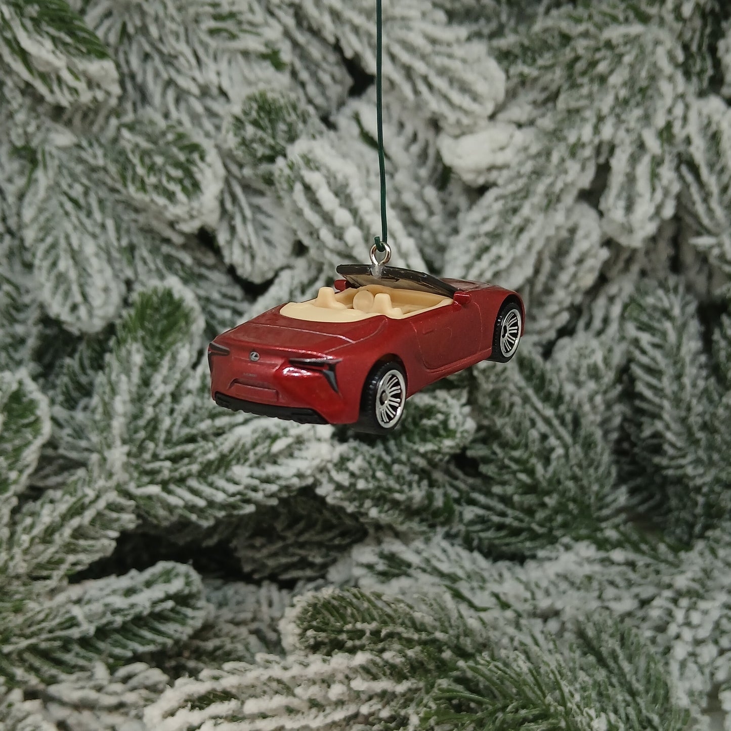 LEXUS LC 500 Ornament Christmas Gift Xmas Tree Decoration Convertible V8 2021-2026 Blue Red