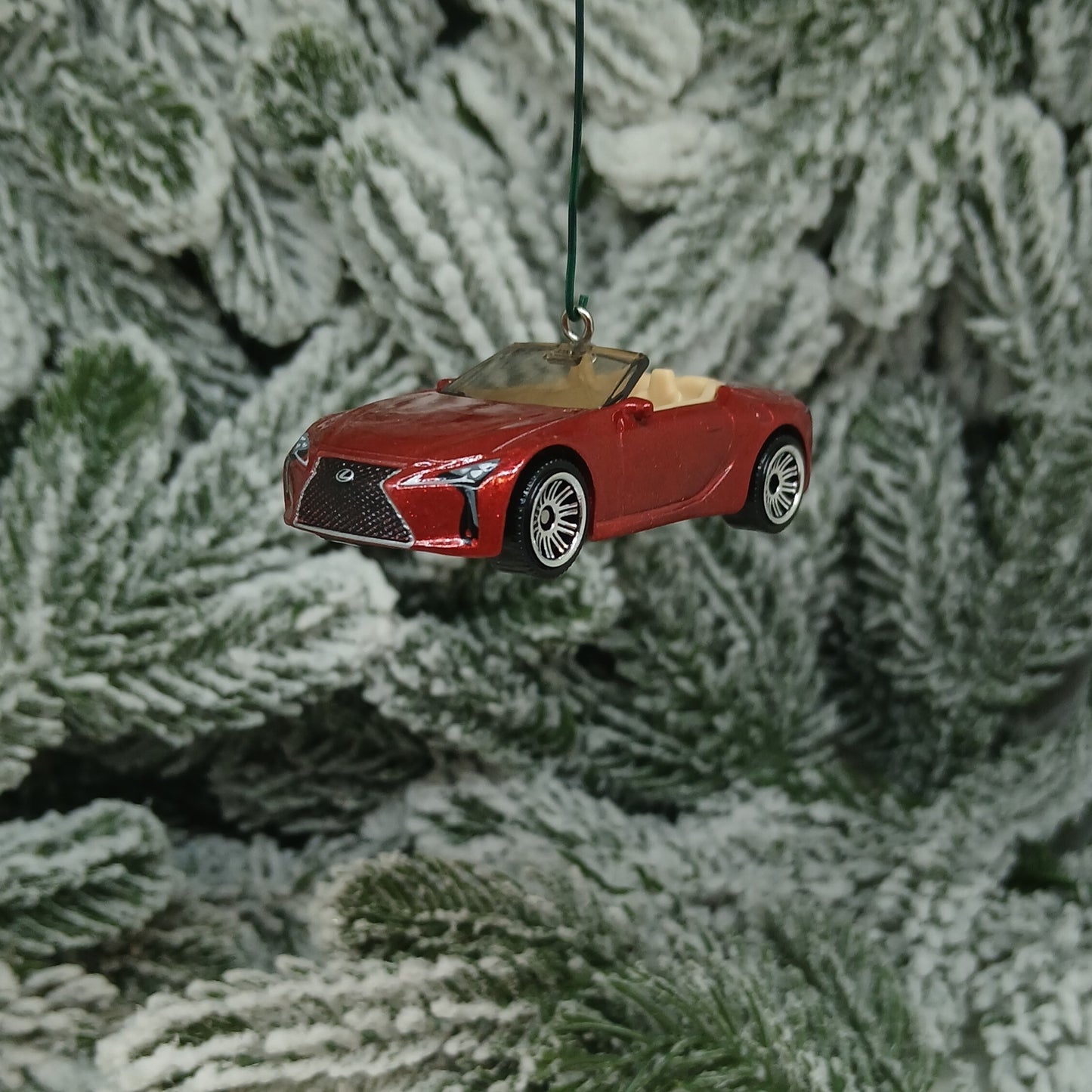 LEXUS LC 500 Ornament Christmas Gift Xmas Tree Decoration Convertible V8 2021-2026 Blue Red