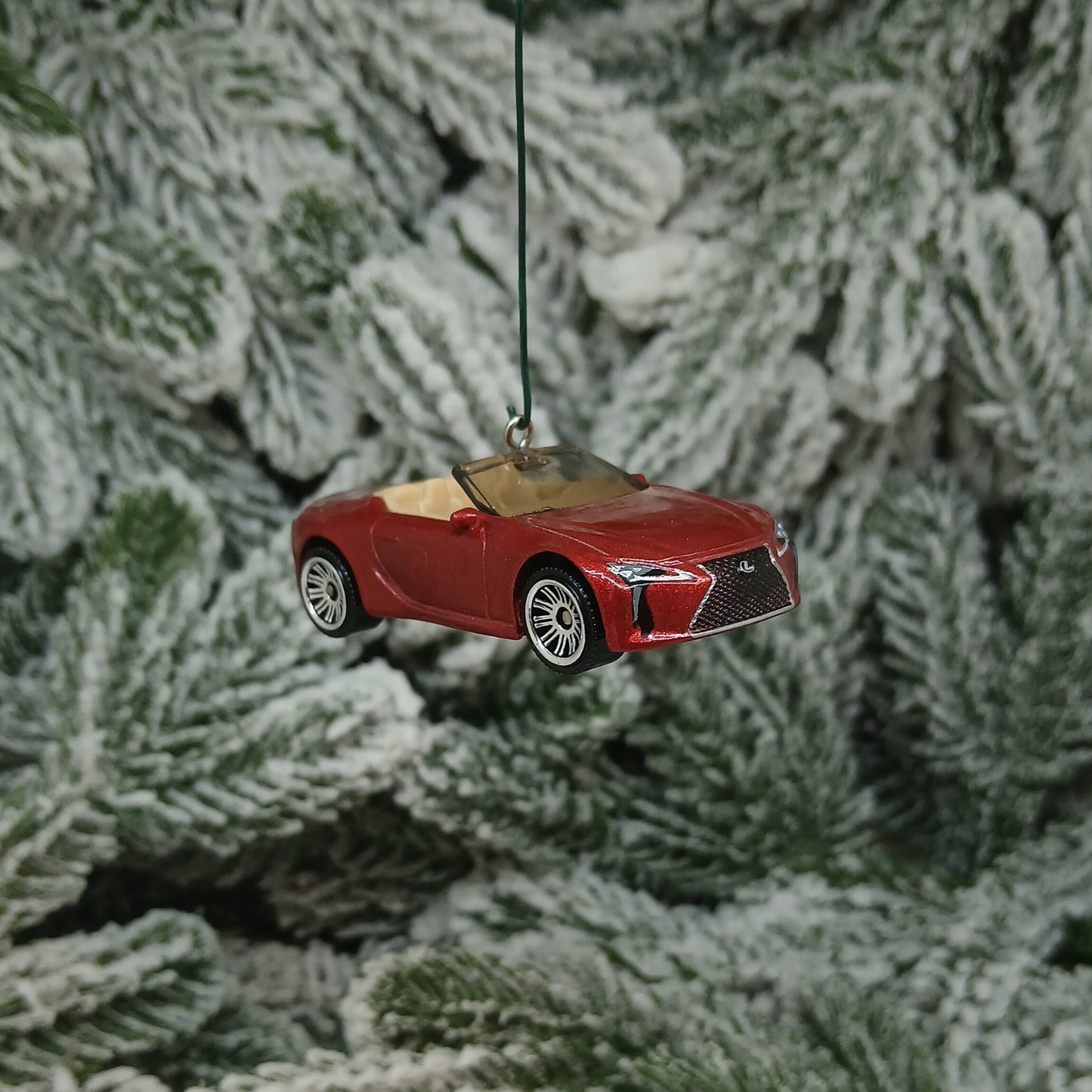 LEXUS LC 500 Ornament Christmas Gift Xmas Tree Decoration Convertible V8 2021-2026 Blue Red