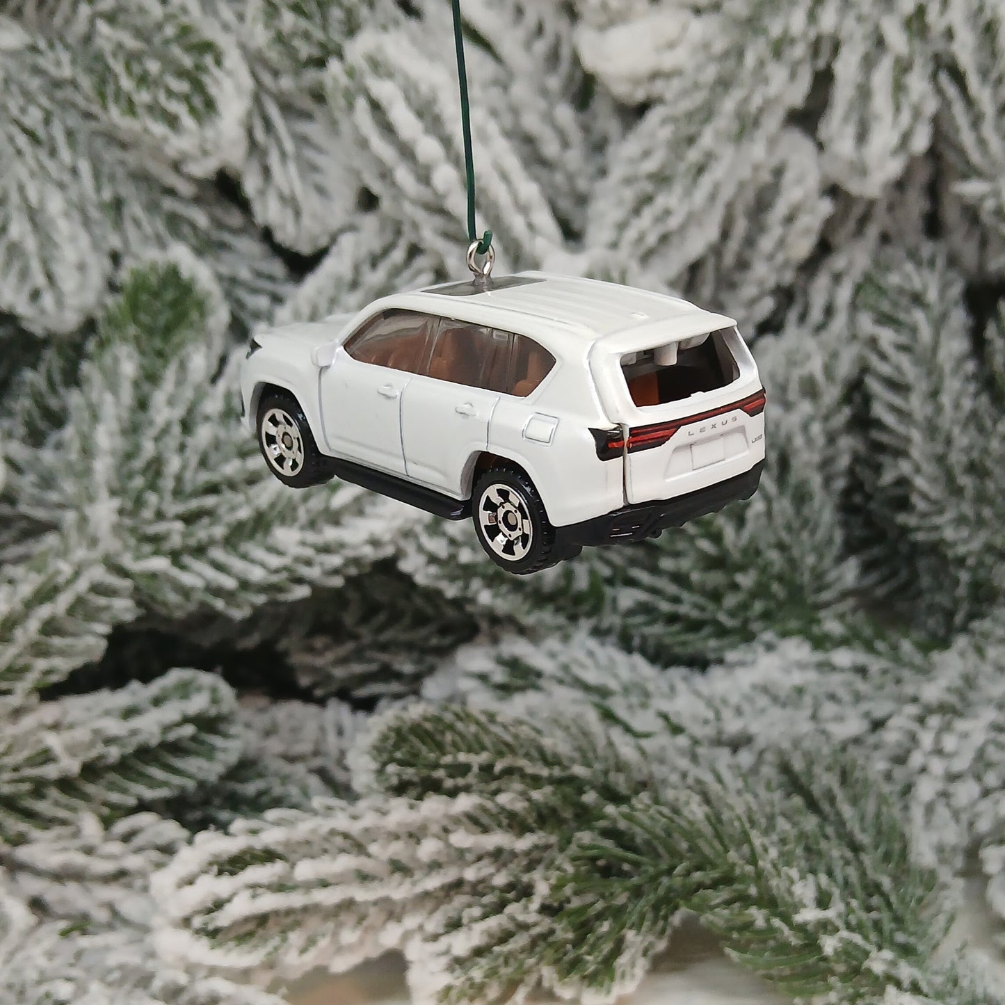 LEXUS LX Ornament Christmas Gift Xmas Tree Decoration 2022-2025 White (no window)