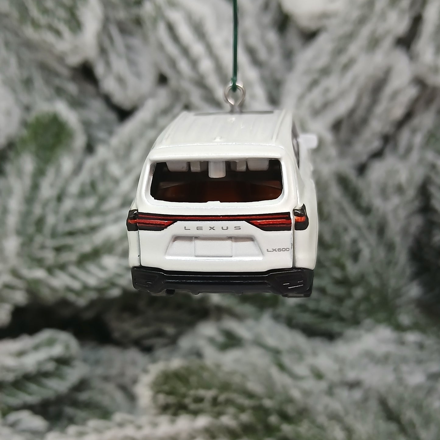 LEXUS LX Ornament Christmas Gift Xmas Tree Decoration 2022-2025 White (no window)