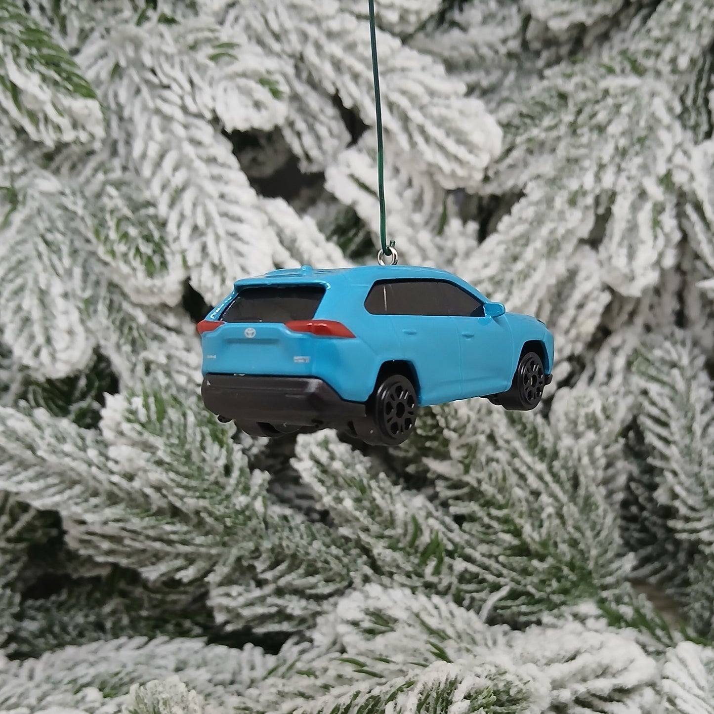 TOYOTA RAV4 Ornament Christmas Tree Gift Decoration Rav 4 2022 SUV Teal 2023 2024 2025