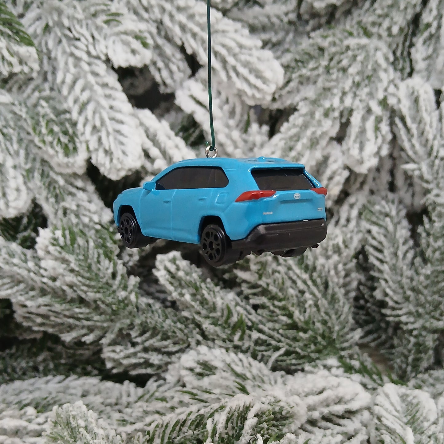 TOYOTA RAV4 Ornament Christmas Tree Gift Decoration Rav 4 2022 SUV Teal 2023 2024 2025