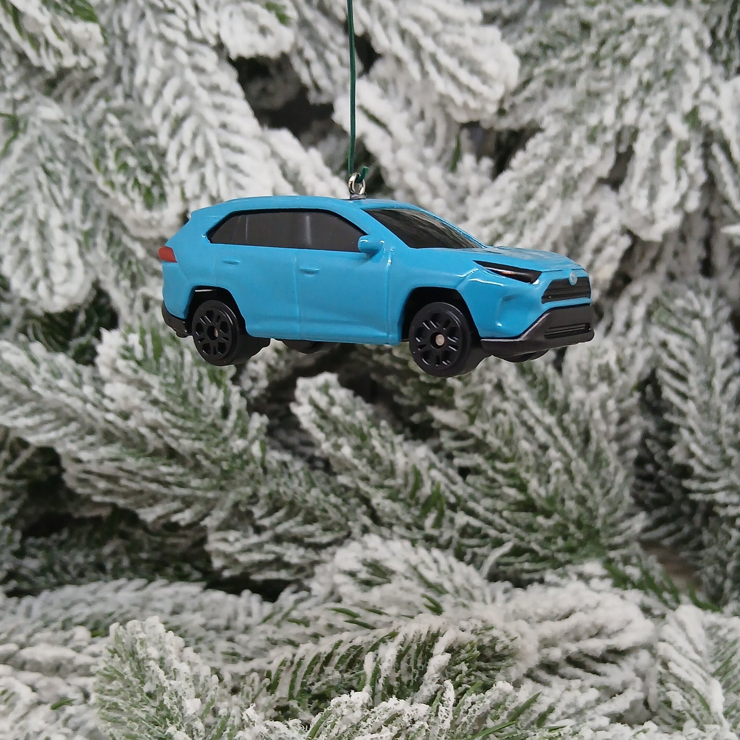 TOYOTA RAV4 Ornament Christmas Tree Gift Decoration Rav 4 2022 SUV Teal 2023 2024 2025
