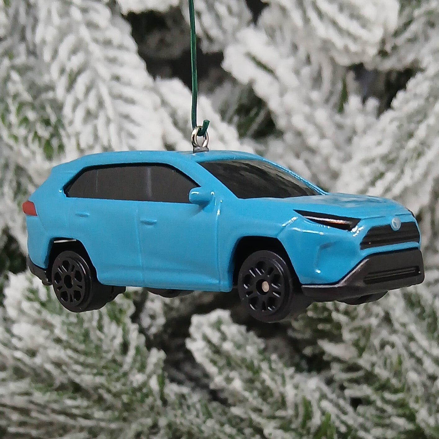 TOYOTA RAV4 Ornament Christmas Tree Gift Decoration Rav 4 2022 SUV Teal 2023 2024 2025