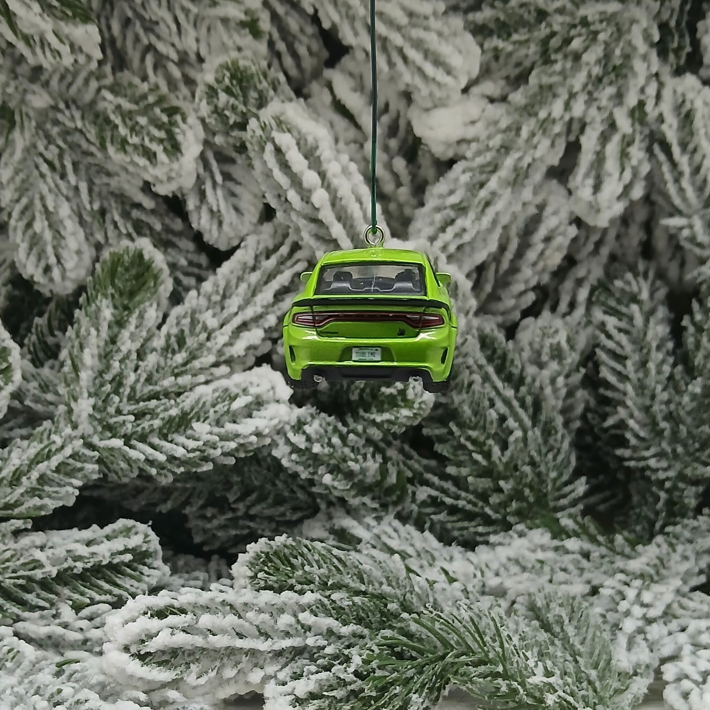 DODGE 2023 Charger R/T Ornament Christmas Gift Sublime Green Scat Pack Swinger Hood Opens