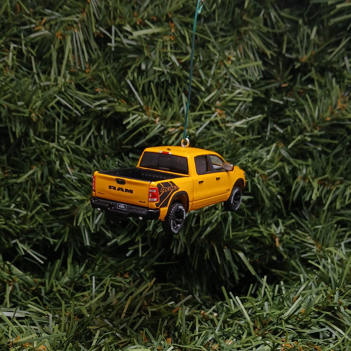 Dodge 2023 Ram Rebel Ornament Christmas Gift Xmas Decoration Havoc Edition Baja Yellow