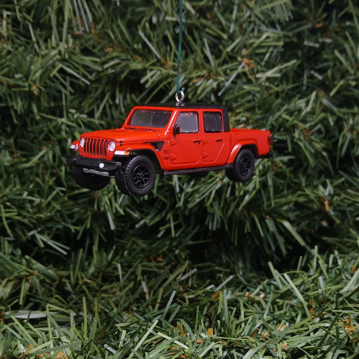 JEEP GLADIATOR Ornament Christmas Gift Idea Xmas Decoration 4x4 SUV 2020-2026 Firecracker Red