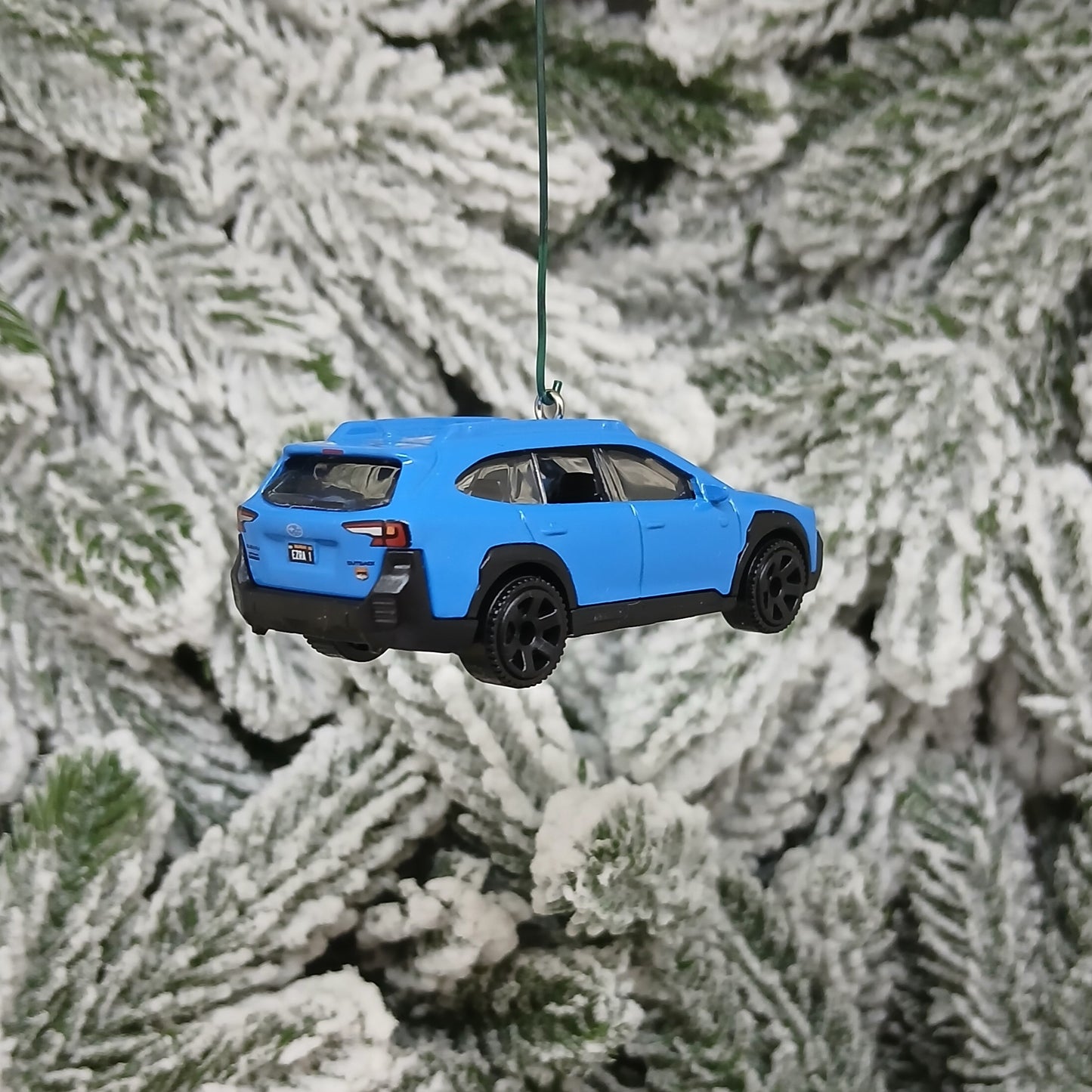 Subaru Outback Christmas Ornament Unique Gift Idea Xmas Tree Decoration 2023 Wilderness Blue
