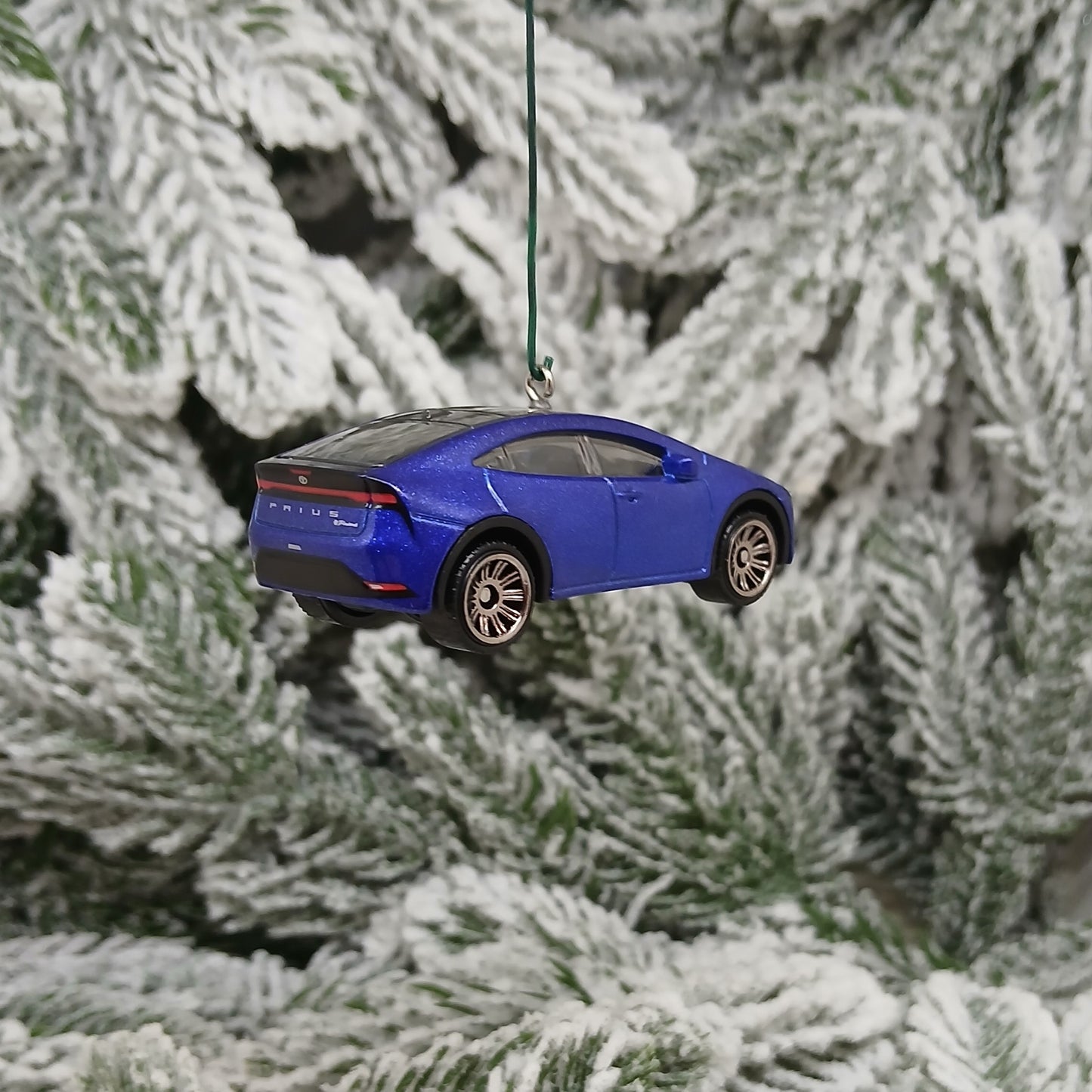 TOYOTA 2023 Prius Prime Ornament Christmas Decoration Unique Gift Idea 2024 2025 2026 Blue XW60