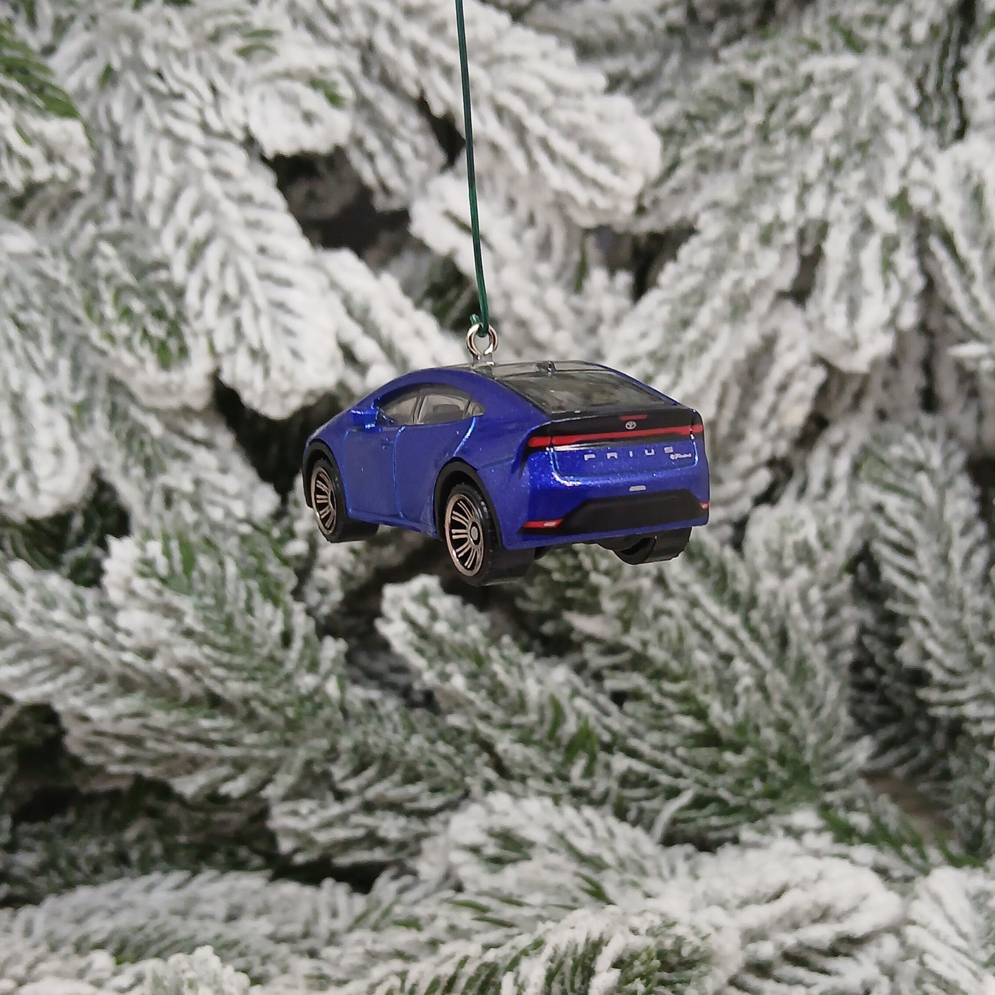 TOYOTA 2023 Prius Prime Ornament Christmas Decoration Unique Gift Idea 2024 2025 2026 Blue XW60