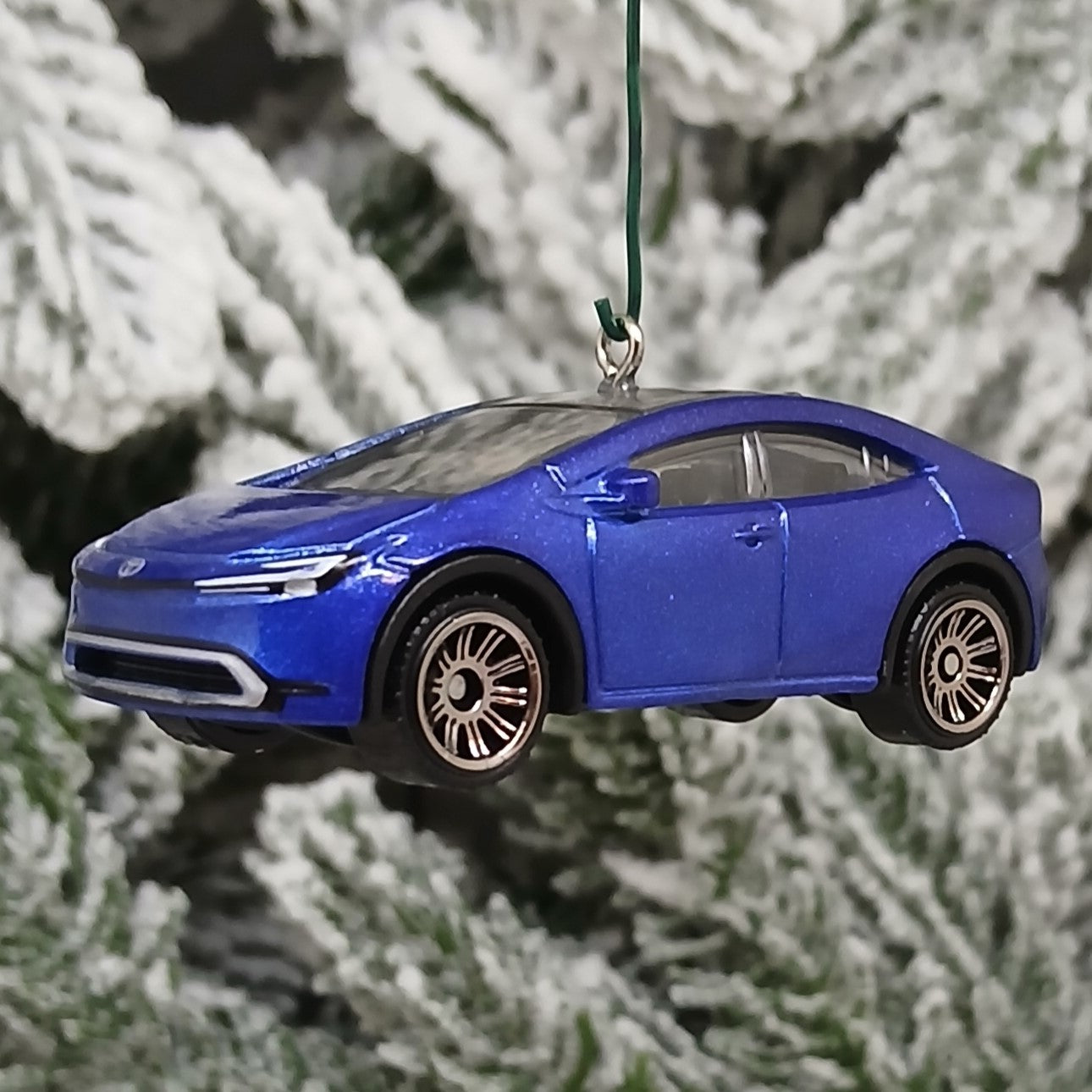 TOYOTA 2023 Prius Prime Ornament Christmas Decoration Unique Gift Idea 2024 2025 2026 Blue XW60