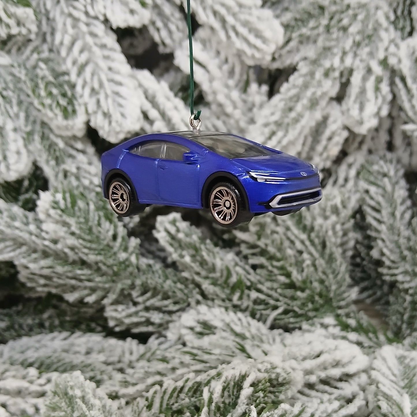 TOYOTA 2023 Prius Prime Ornament Christmas Decoration Unique Gift Idea 2024 2025 2026 Blue XW60