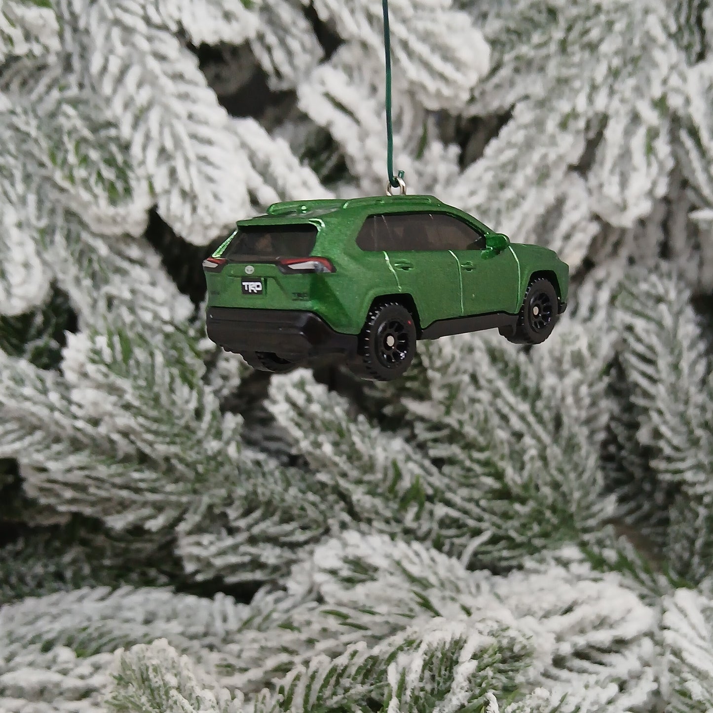 TOYOTA RAV4 Ornament Christmas Tree Gift Decoration Rav 4 2023 TRD SUV Green 2022 2024