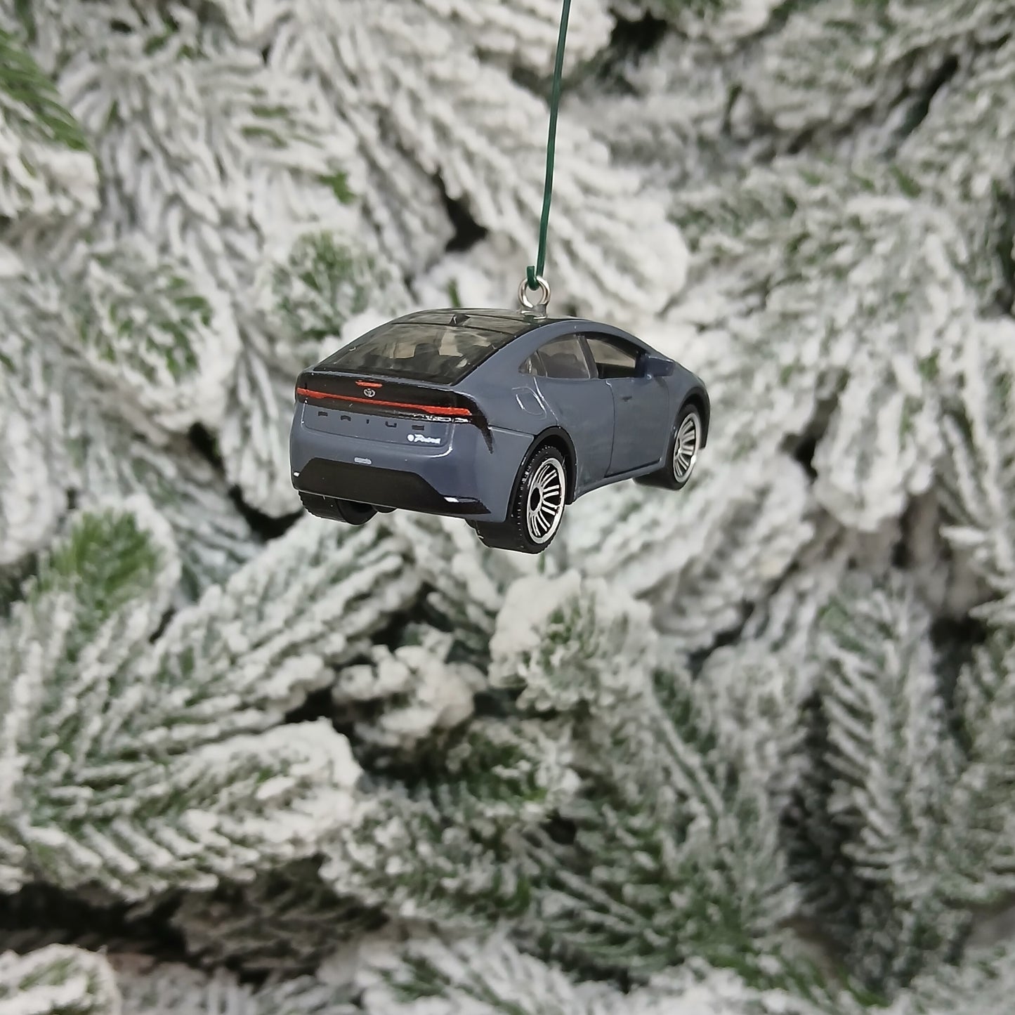 TOYOTA Prius Prime Ornament 2023 Christmas Decoration Unique Gift Idea 2024 2025 Gray Grey
