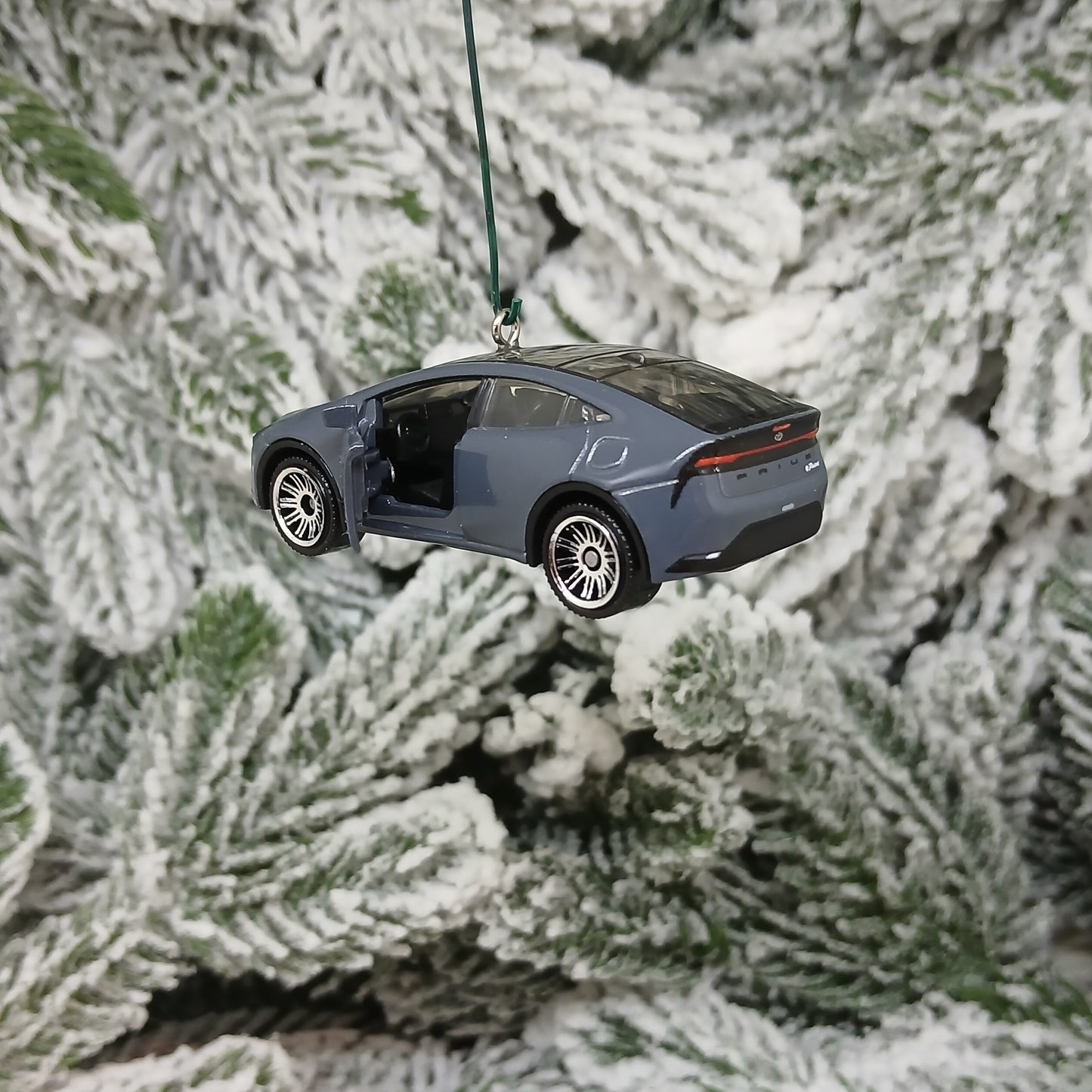 TOYOTA Prius Prime Ornament 2023 Christmas Decoration Unique Gift Idea 2024 2025 Gray Grey