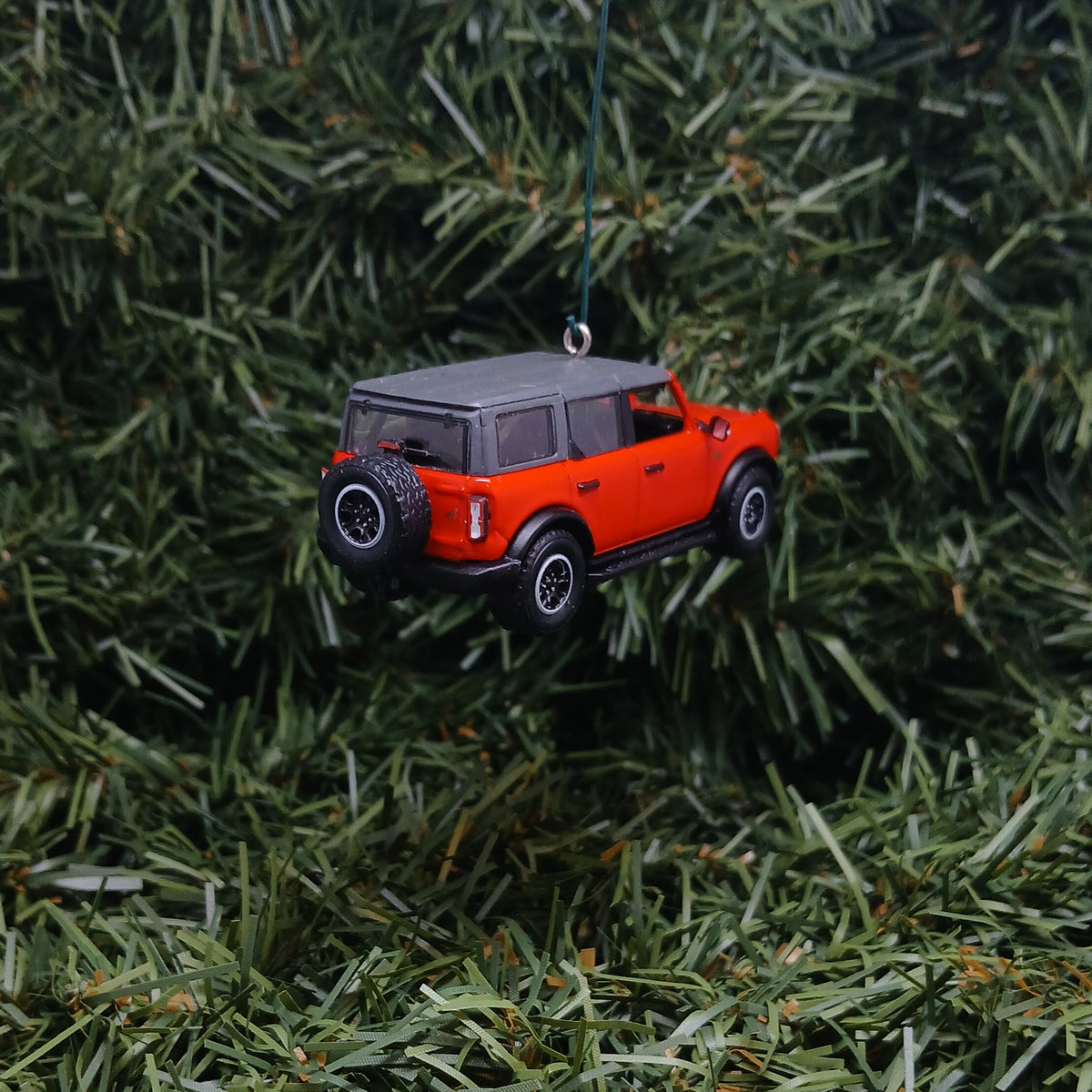 Ford 2024 Bronco Ornament 4 door SUV Christmas Decoration Unique Gift Idea 2022 2023 2025 Red
