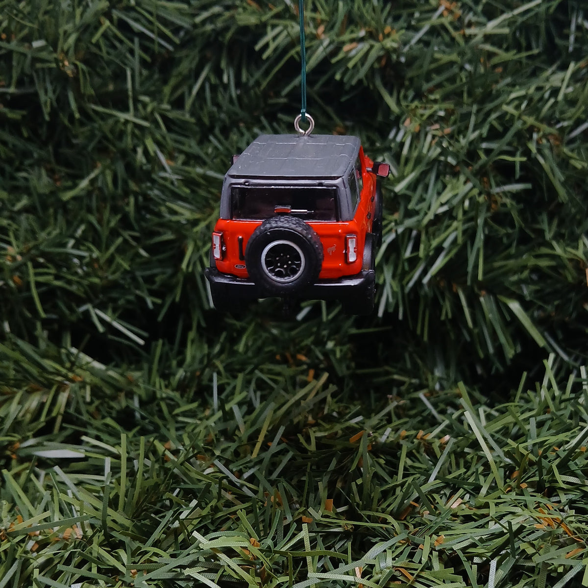 Ford 2024 Bronco Ornament 4 door SUV Christmas Decoration Unique Gift Idea 2022 2023 2025 Red