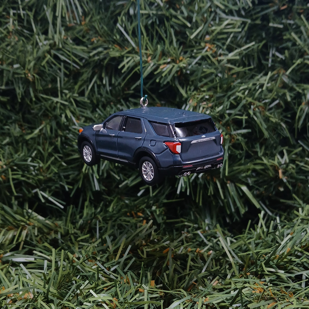 FORD EXPLORER Ornament Christmas Decoration Unique Gift 2024 Stone Blue suv