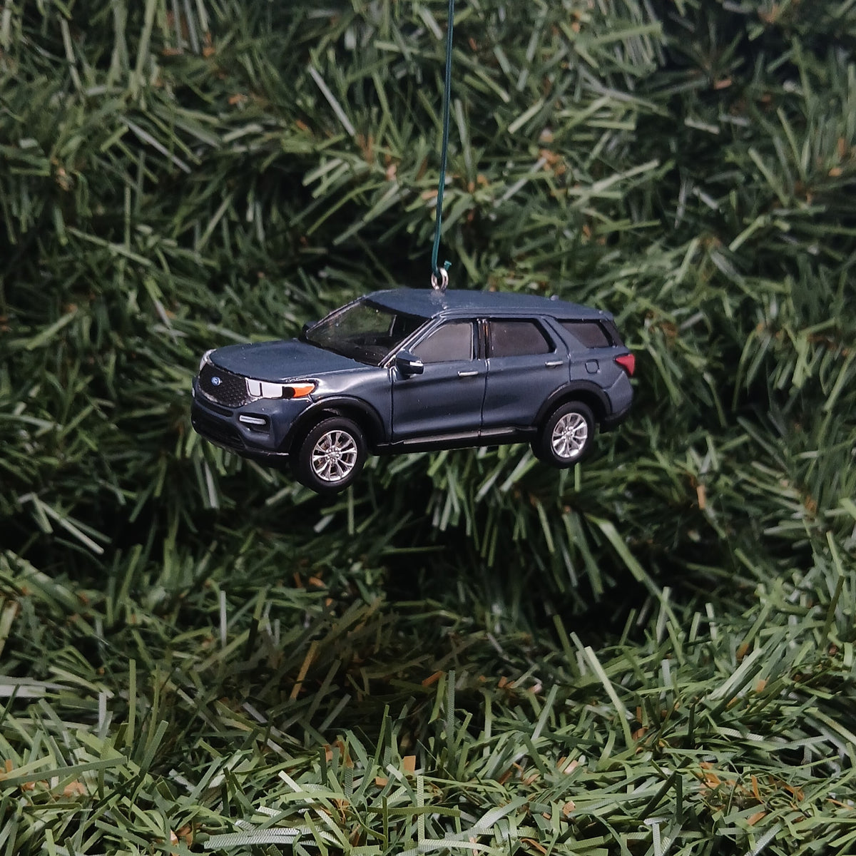 FORD EXPLORER Ornament Christmas Decoration Unique Gift 2024 Stone Blue suv