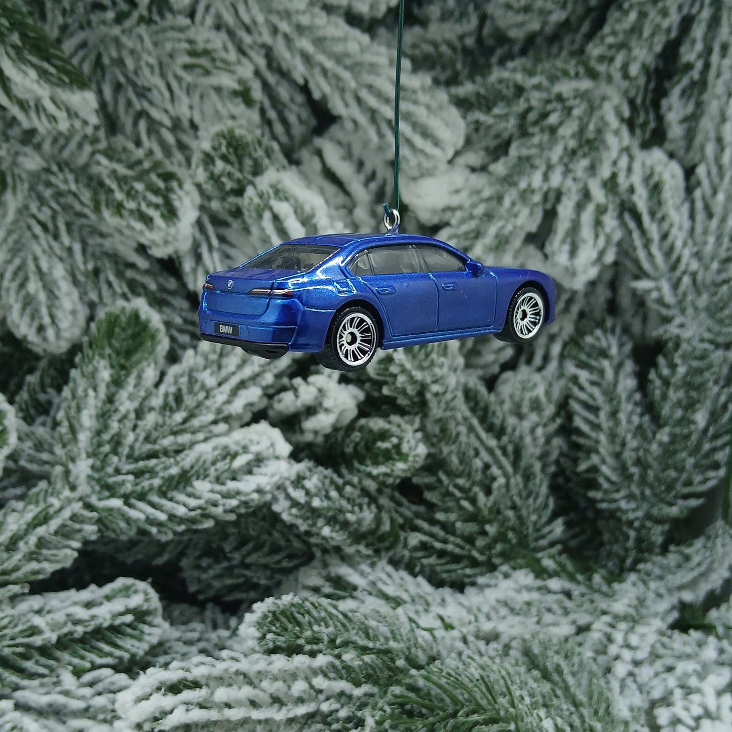 BMW 2024 7 Series Ornament Christmas Gift Unique Car Xmas Decoration 2022 2023 Blue