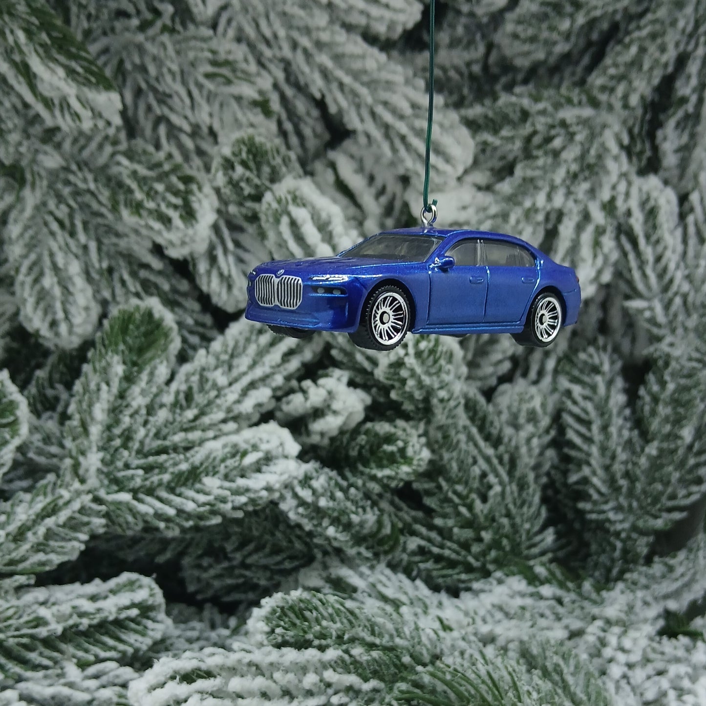 BMW 2024 7 Series Ornament Christmas Gift Unique Car Xmas Decoration 2022 2023 Blue