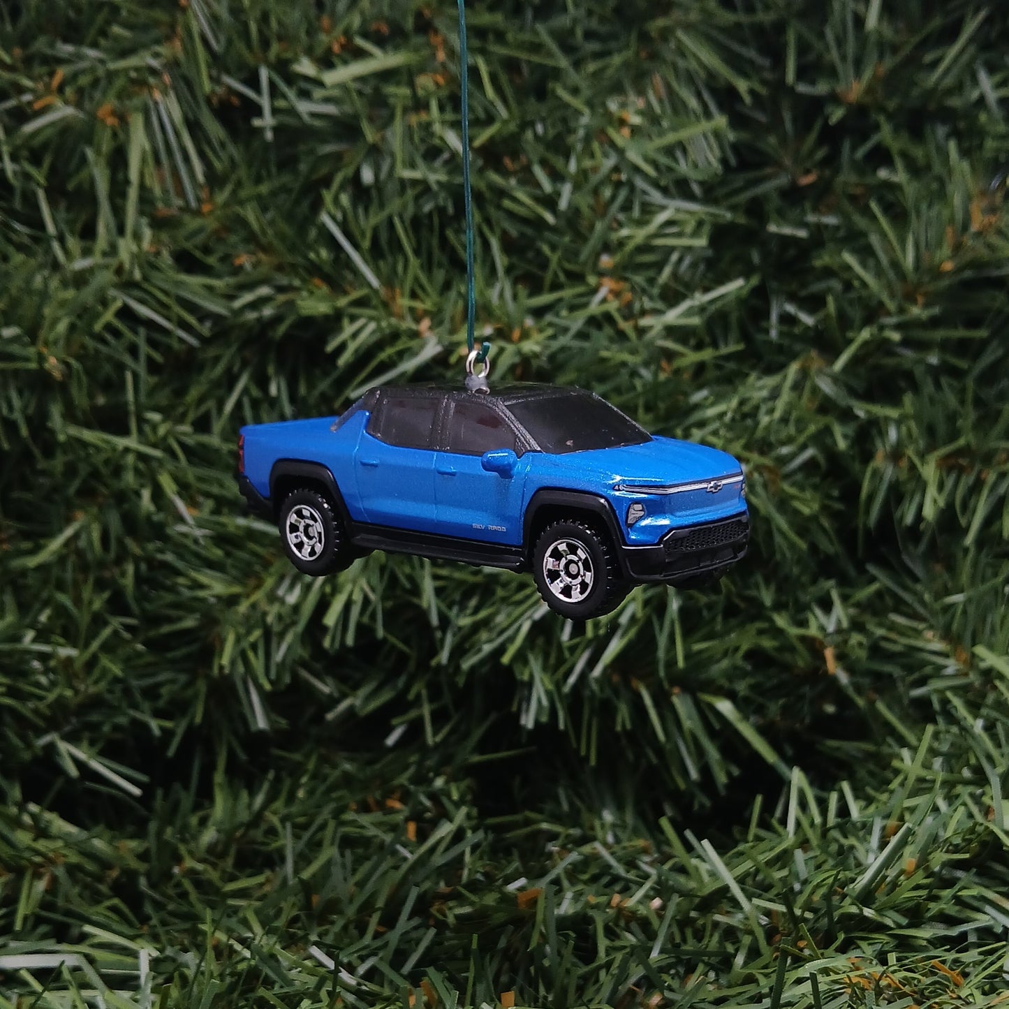 2024 Chevy Silverado EV Ornament Christmas Gift Idea Chevrolet Truck Blue 2025