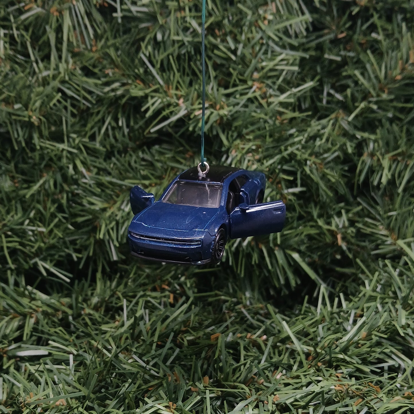 DODGE 2024 Charger R/T Ornament Christmas Gift Xmas Tree Decoration Blue After Dark Coupe 2-Door