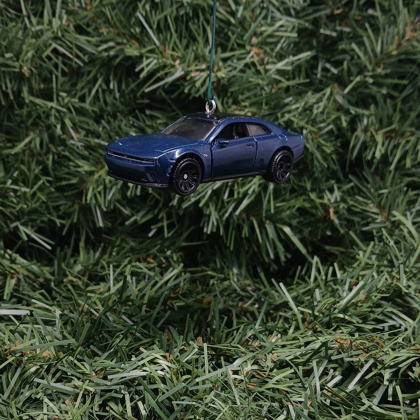 DODGE 2024 Charger R/T Ornament Christmas Gift Xmas Tree Decoration Blue After Dark Coupe 2-Door
