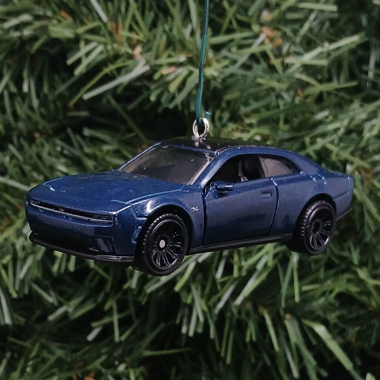 DODGE 2024 Charger R/T Ornament Christmas Gift Xmas Tree Decoration Blue After Dark Coupe 2-Door