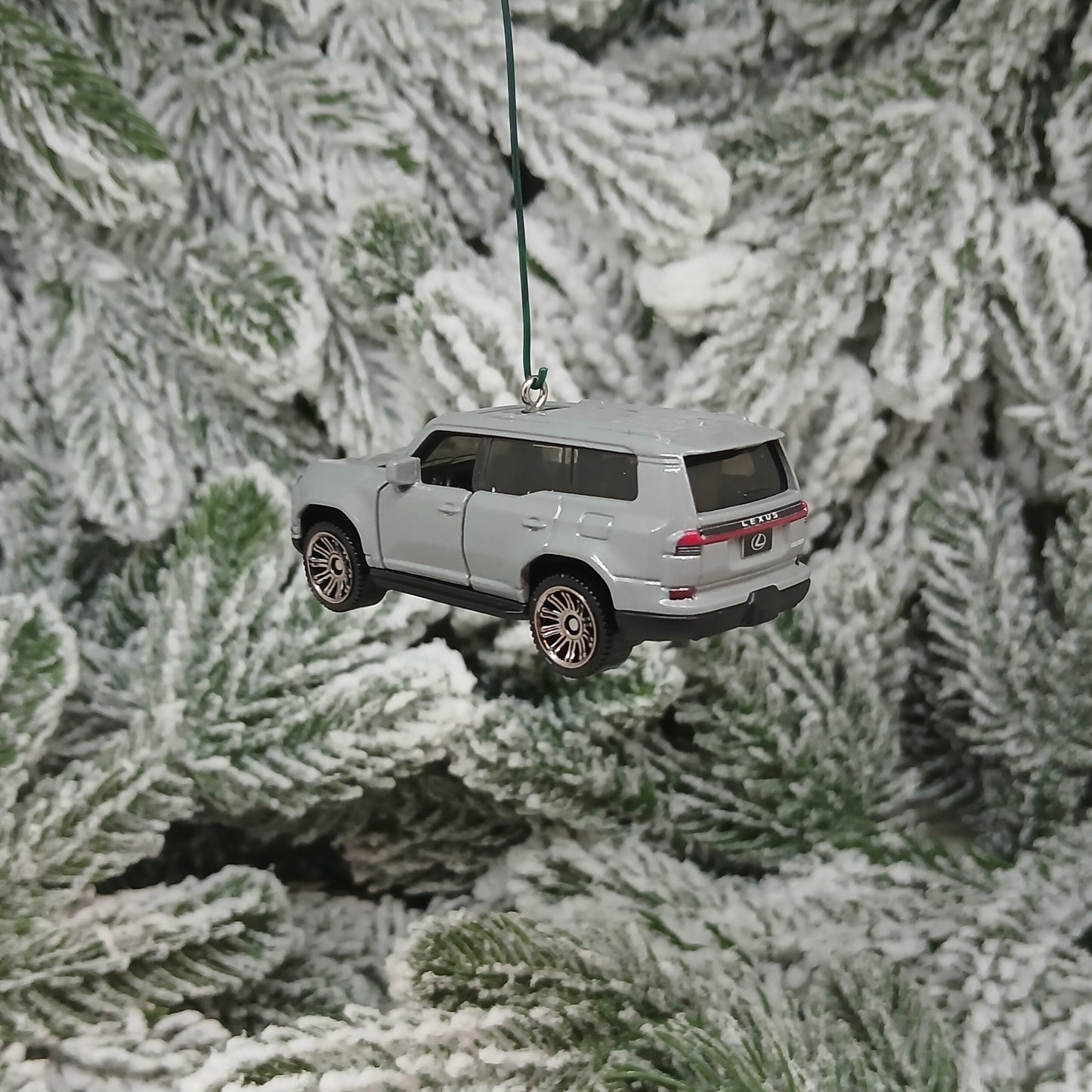 LEXUS GX 550 Ornament Christmas Gift Xmas Tree Decoration 2024-2026 Nebula Gray Doors Open