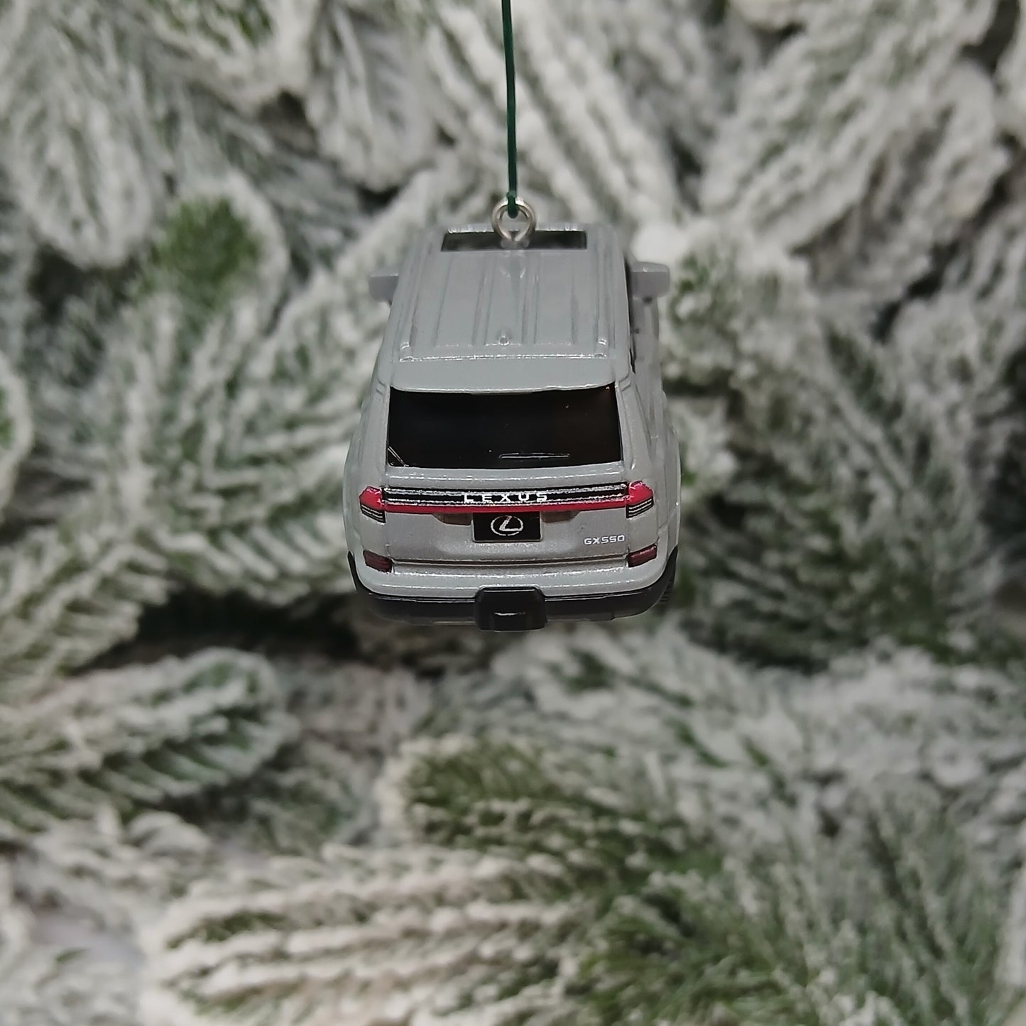 LEXUS GX 550 Ornament Christmas Gift Xmas Tree Decoration 2024-2026 Nebula Gray Doors Open