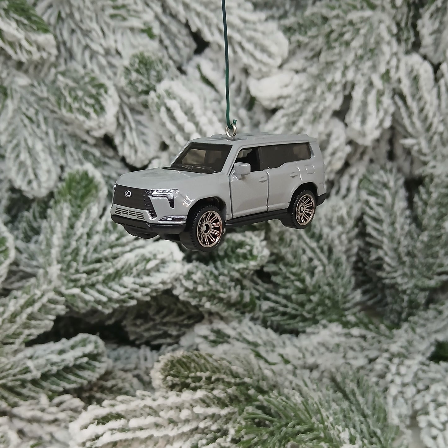 LEXUS GX 550 Ornament Christmas Gift Xmas Tree Decoration 2024-2026 Nebula Gray Doors Open