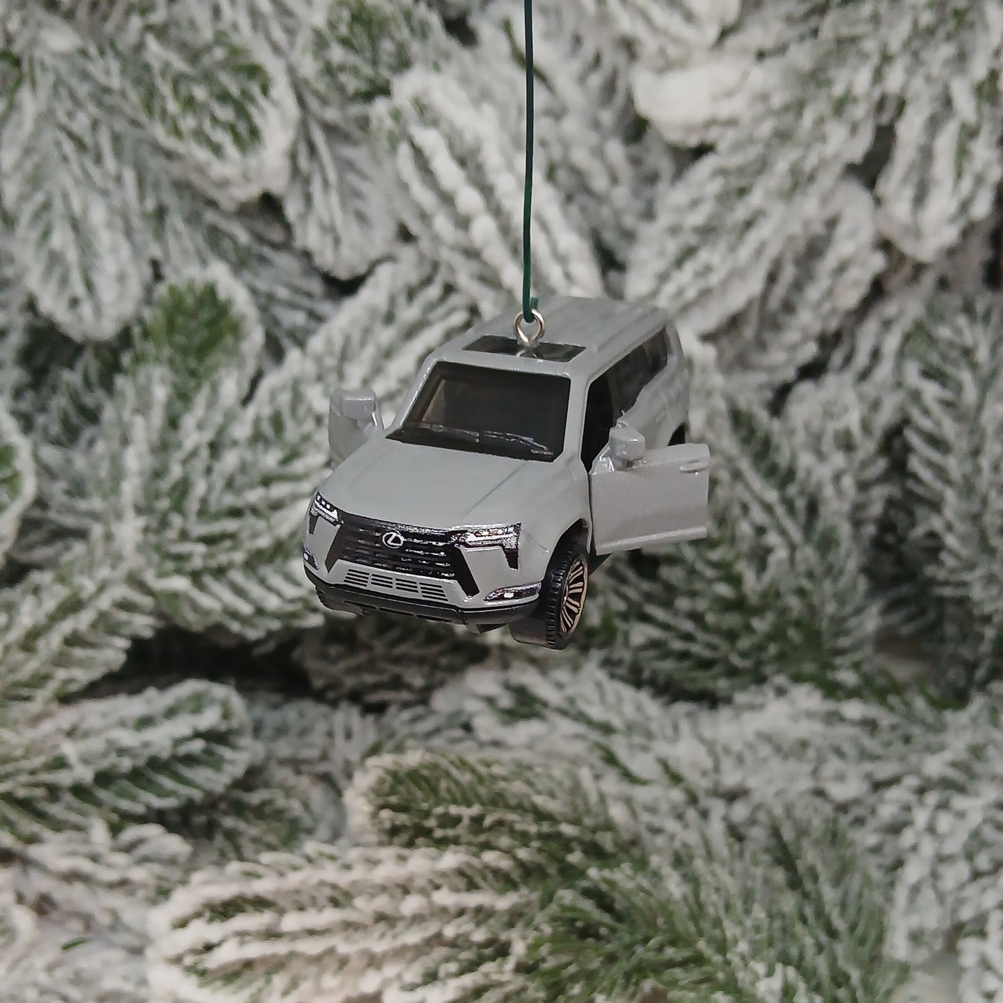 LEXUS GX 550 Ornament Christmas Gift Xmas Tree Decoration 2024-2026 Nebula Gray Doors Open