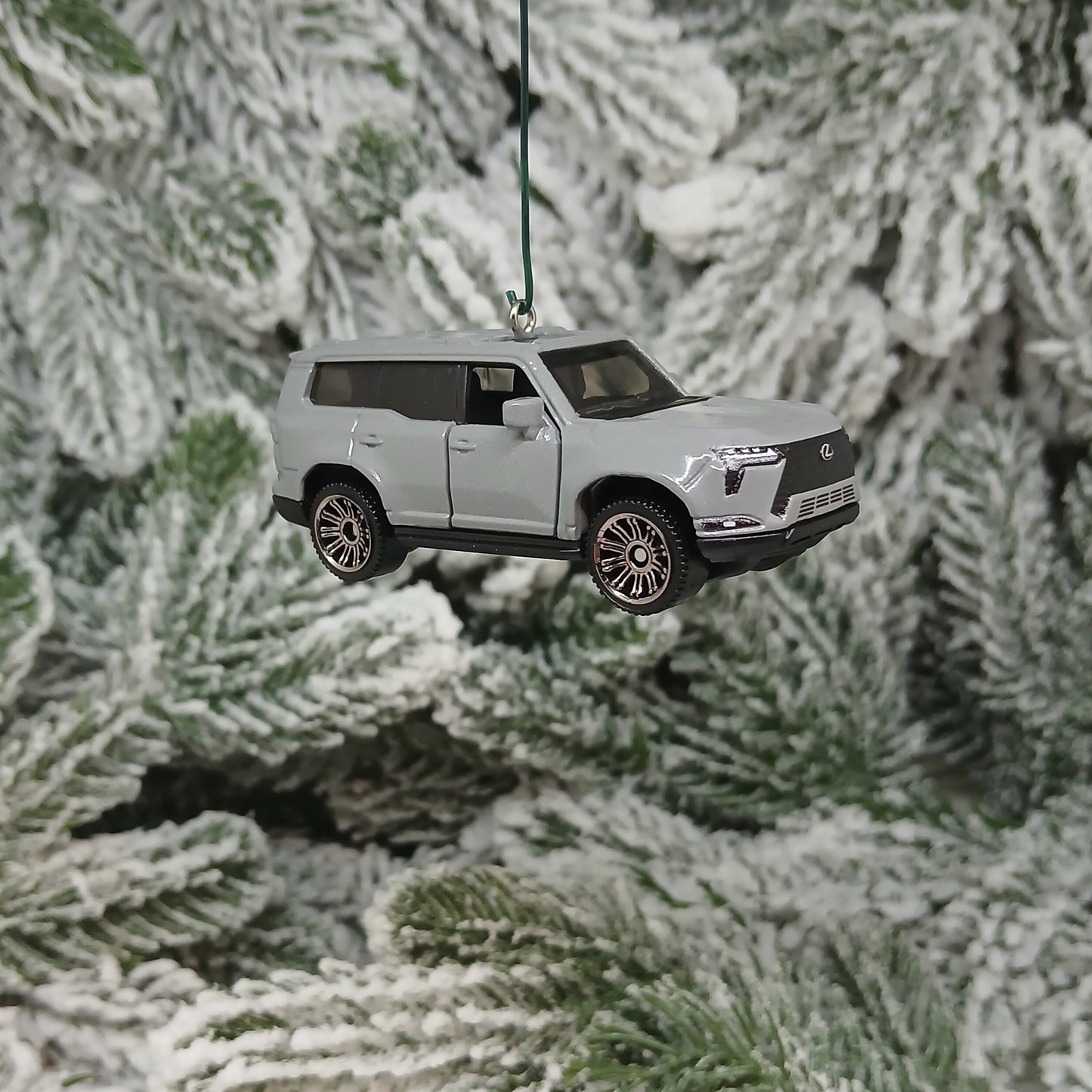 LEXUS GX 550 Ornament Christmas Gift Xmas Tree Decoration 2024-2026 Nebula Gray Doors Open
