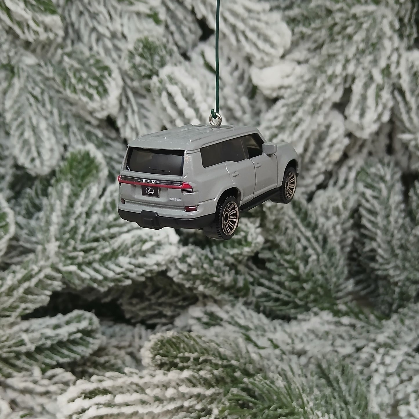 LEXUS GX 550 Ornament Christmas Gift Xmas Tree Decoration 2024-2026 Nebula Gray Doors Open
