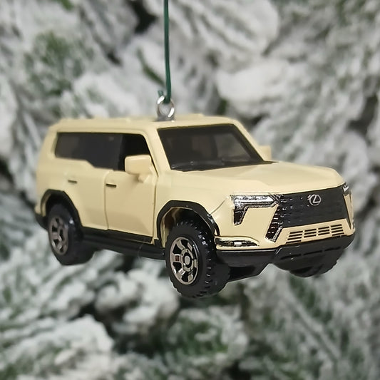 LEXUS GX 550 Ornament Christmas Gift Xmas Tree Decoration 2024-2026 Earth (Tan) Doors Open