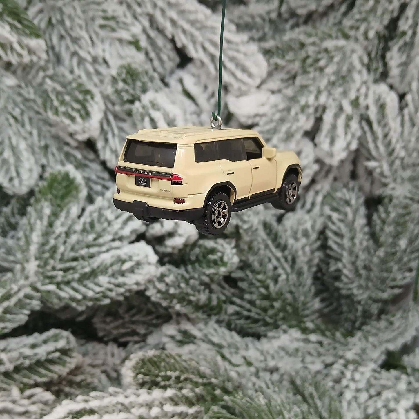 LEXUS GX 550 Ornament Christmas Gift Xmas Tree Decoration 2024-2026 Earth (Tan) Doors Open